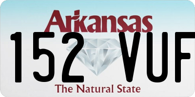 AR license plate 152VUF