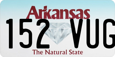 AR license plate 152VUG