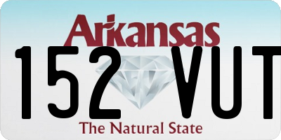AR license plate 152VUT