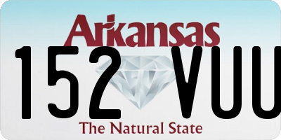 AR license plate 152VUU