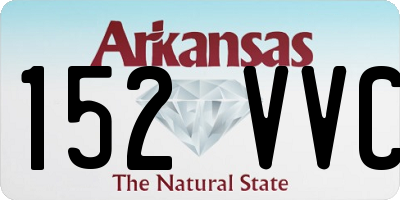 AR license plate 152VVC