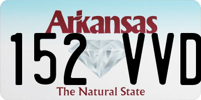 AR license plate 152VVD