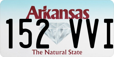AR license plate 152VVI