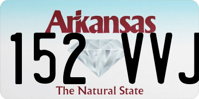 AR license plate 152VVJ