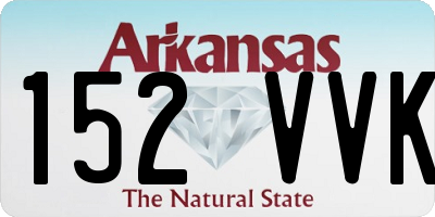AR license plate 152VVK