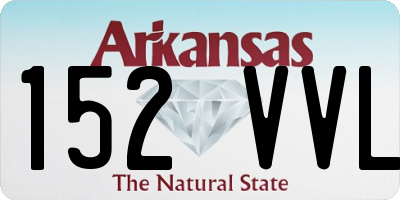 AR license plate 152VVL