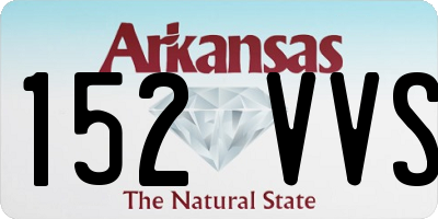 AR license plate 152VVS