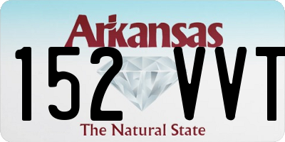 AR license plate 152VVT