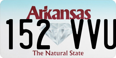 AR license plate 152VVU