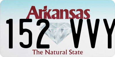 AR license plate 152VVY