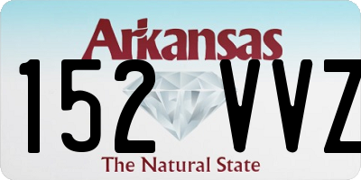 AR license plate 152VVZ