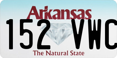 AR license plate 152VWC