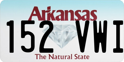 AR license plate 152VWI