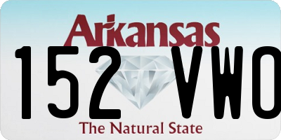 AR license plate 152VWO