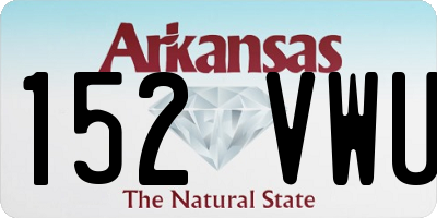 AR license plate 152VWU