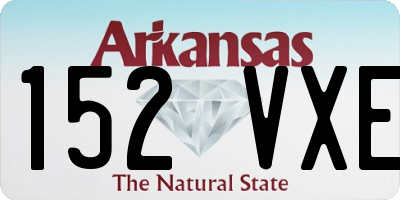 AR license plate 152VXE