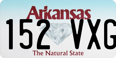 AR license plate 152VXG