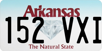 AR license plate 152VXI