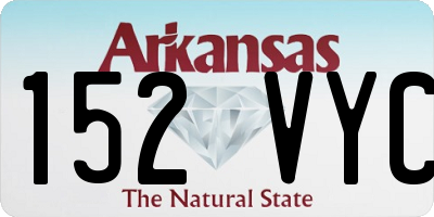 AR license plate 152VYC
