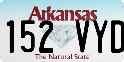 AR license plate 152VYD