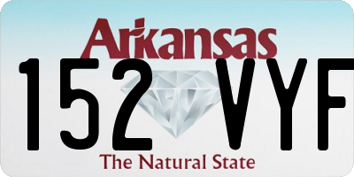 AR license plate 152VYF