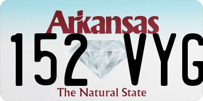 AR license plate 152VYG