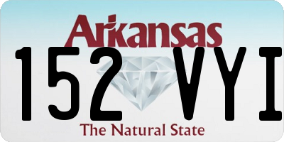 AR license plate 152VYI