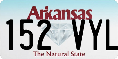 AR license plate 152VYL