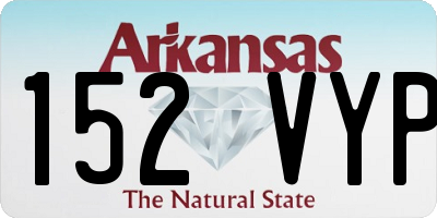 AR license plate 152VYP