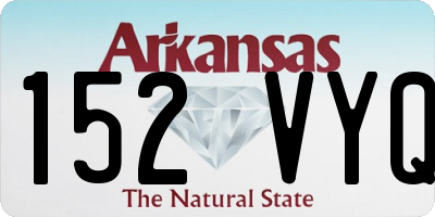 AR license plate 152VYQ