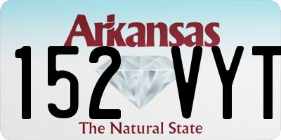 AR license plate 152VYT