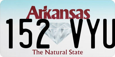 AR license plate 152VYU