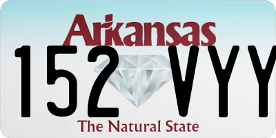 AR license plate 152VYY