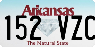 AR license plate 152VZC
