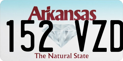 AR license plate 152VZD