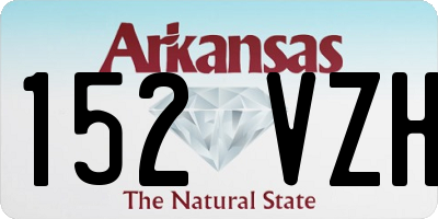 AR license plate 152VZH
