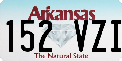 AR license plate 152VZI