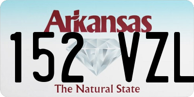 AR license plate 152VZL