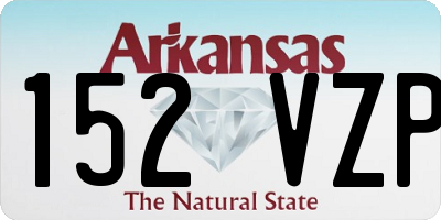 AR license plate 152VZP