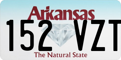 AR license plate 152VZT