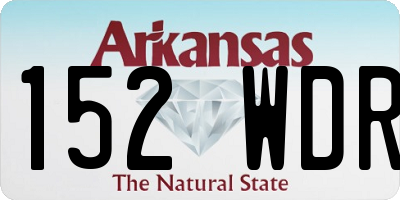 AR license plate 152WDR