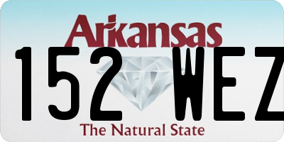 AR license plate 152WEZ