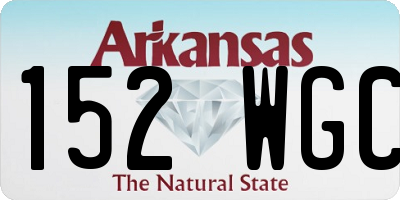 AR license plate 152WGC