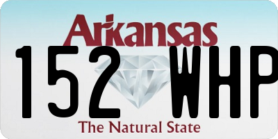 AR license plate 152WHP