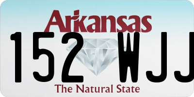 AR license plate 152WJJ