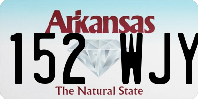 AR license plate 152WJY