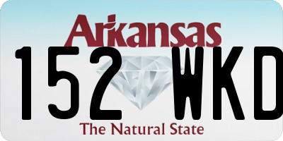 AR license plate 152WKD