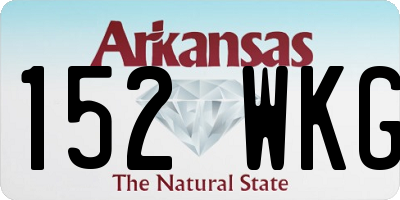 AR license plate 152WKG
