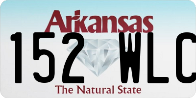 AR license plate 152WLC