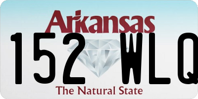 AR license plate 152WLQ